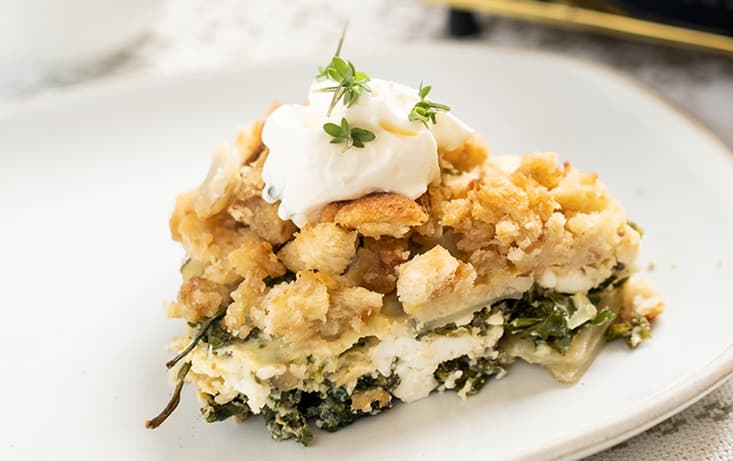 Smulpaj med grönkål, fetaost & vitlök - Recept | Pågen